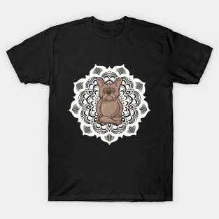 French Bulldog Mediation Graphic Mandala Dog T-Shirt